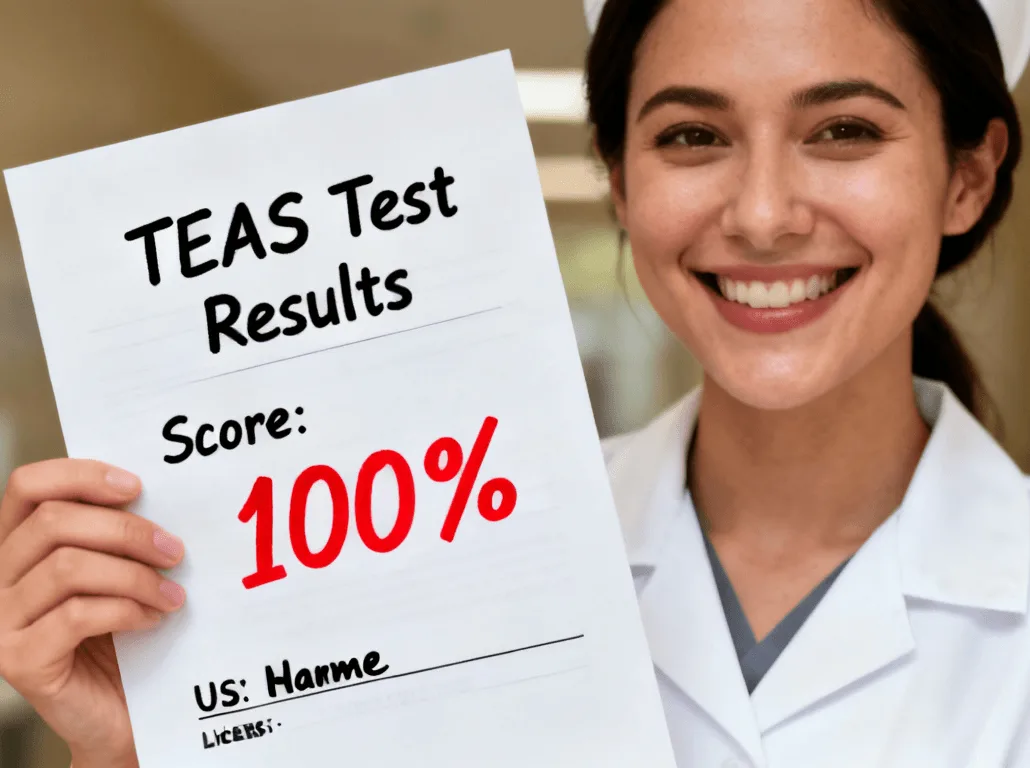ATI TEAS 7 practice test interface
